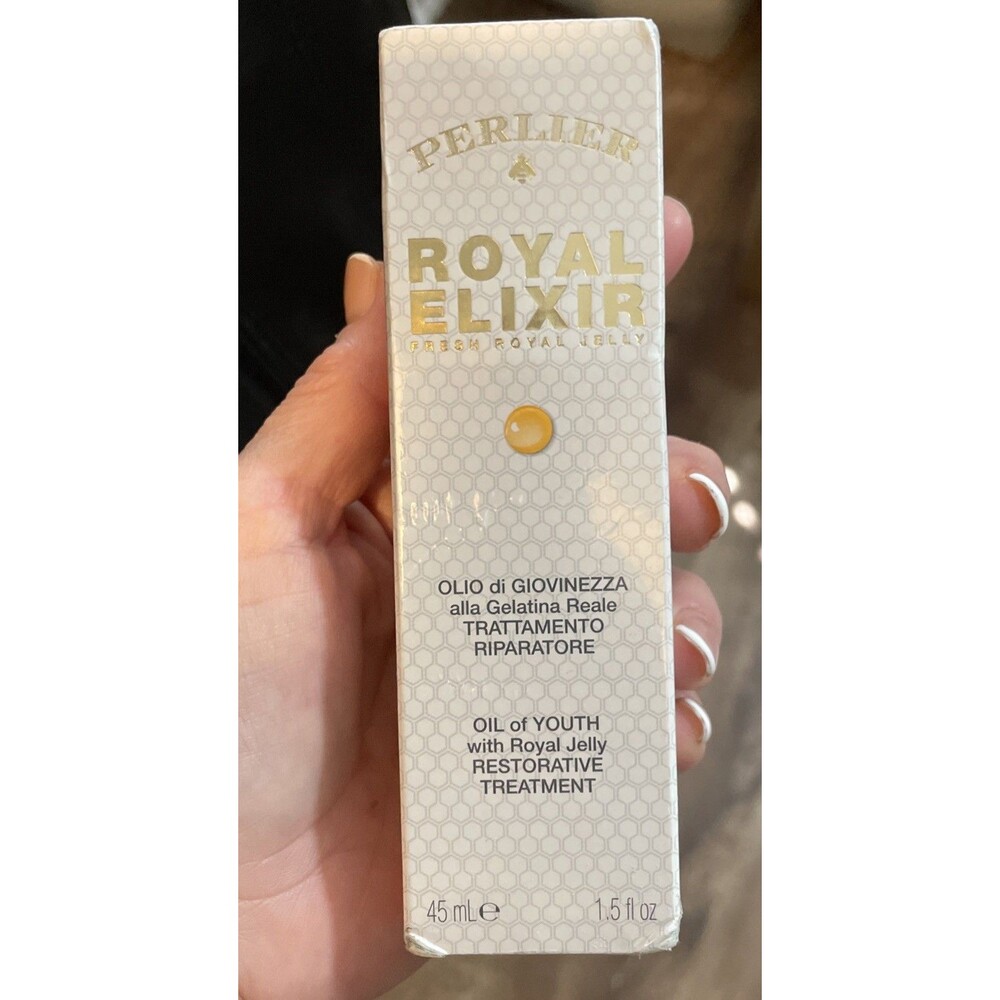 Perlier Royal Elixir Oil of Youth Royal Jelly Restorative Treatment 1.5oz Read